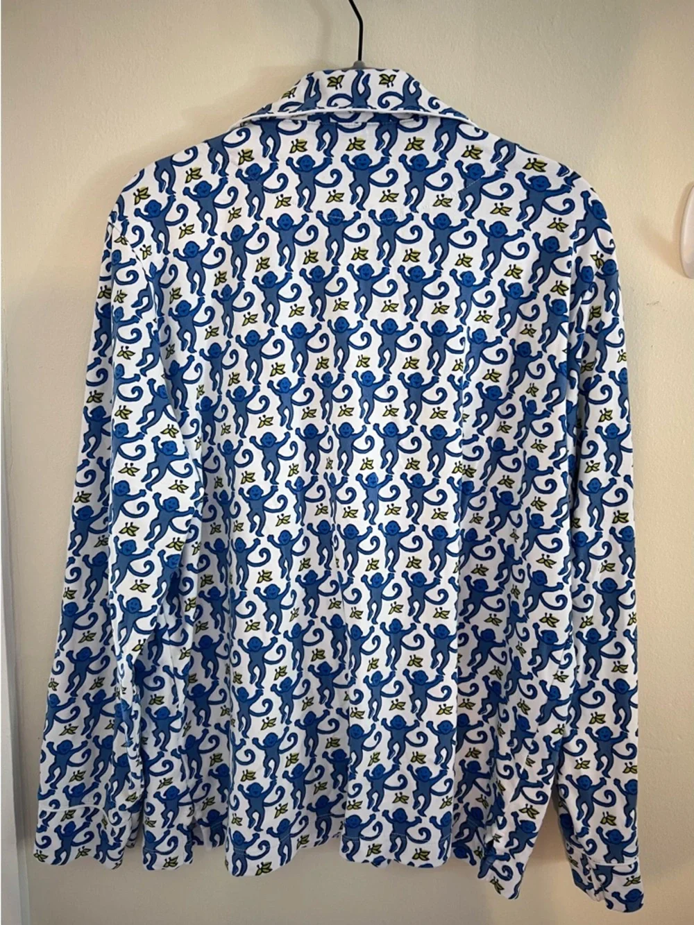 Roller Rabbit Blue Monkey Pajama Set - Picture 5 of 9